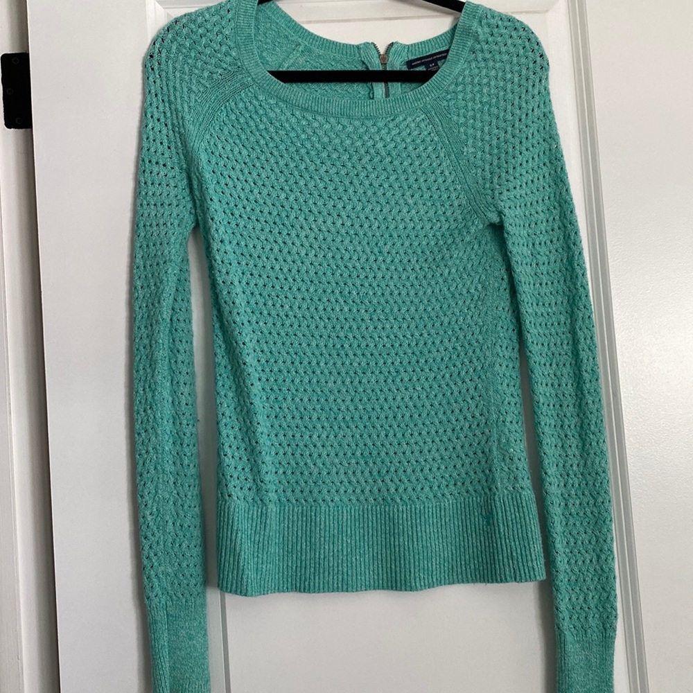 Green American eagle sweater